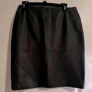 Black Pleather Mini Skirt Size 8